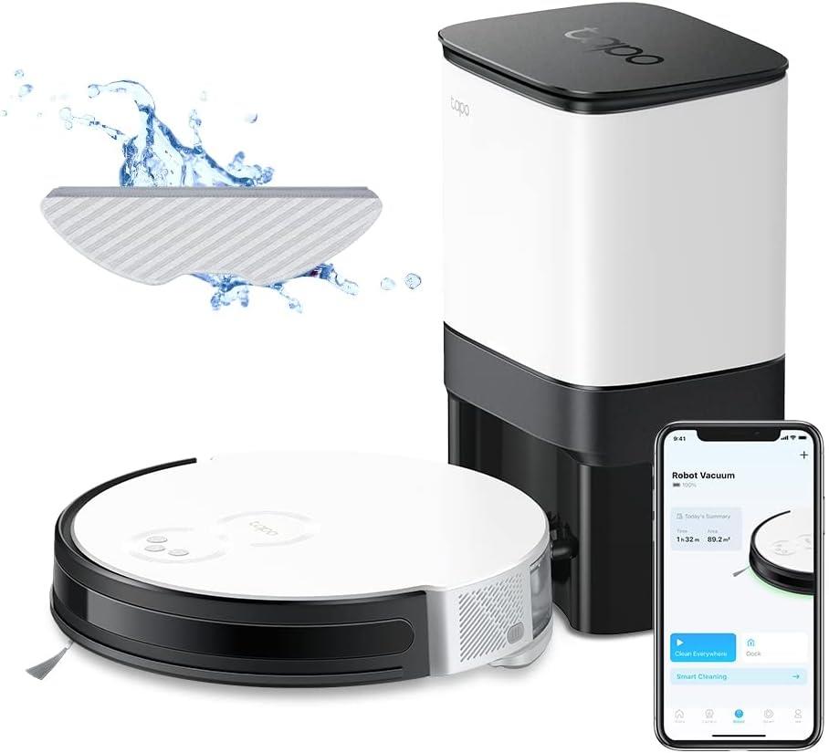 TP-Link Tapo RV10 Plus Çöp İstasyonlu Akıllı Robot Süpürge Teşhir