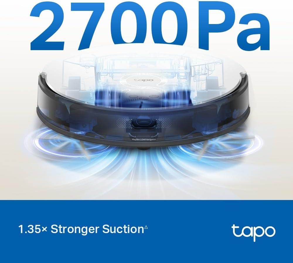مكنسة كهربائية روبوتية ذكية من TP-Link Tapo RV20 Mop مزودة بمنفذ