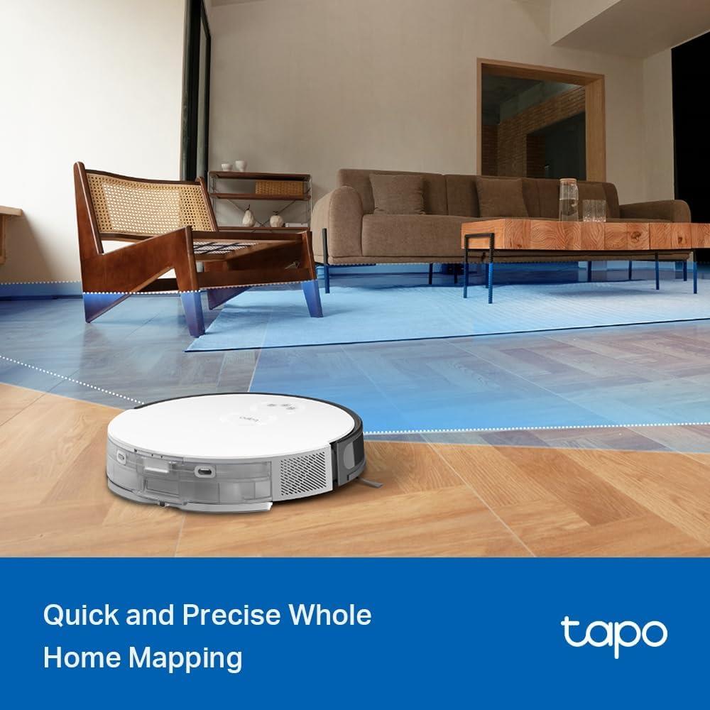 مكنسة كهربائية روبوتية ذكية من TP-Link Tapo RV20 Mop مزودة بمنفذ