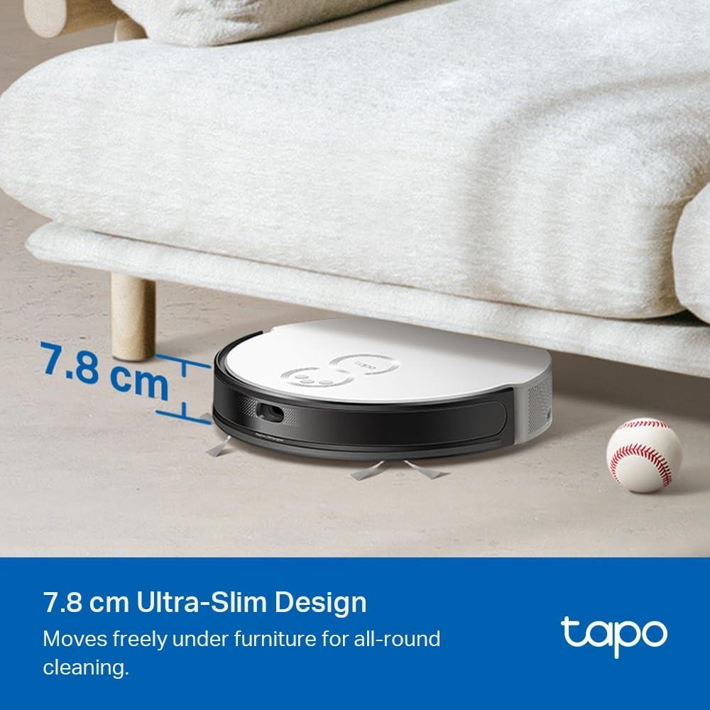 مكنسة كهربائية روبوتية ذكية من TP-Link Tapo RV20 Mop مزودة بمنفذ