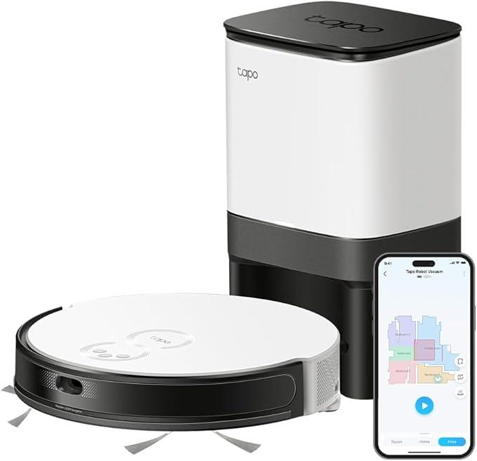 TP-Link Tapo RV20 Mop Plus Çöp İstasyonlu Akıllı Robot Süpürge - TEŞHİR
