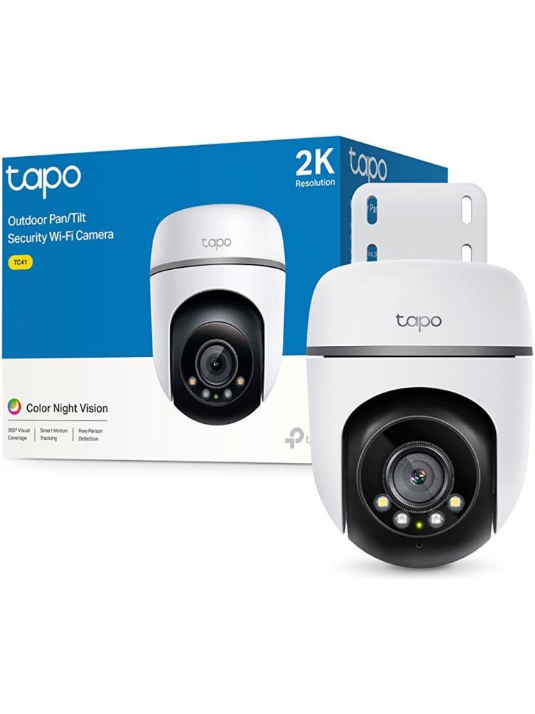 Tp-Link Tapo TC41 2K Dış Mekan Yatay/Dikey 512GB Hafıza Destekli Wi-Fi Güvenlik Kamerası