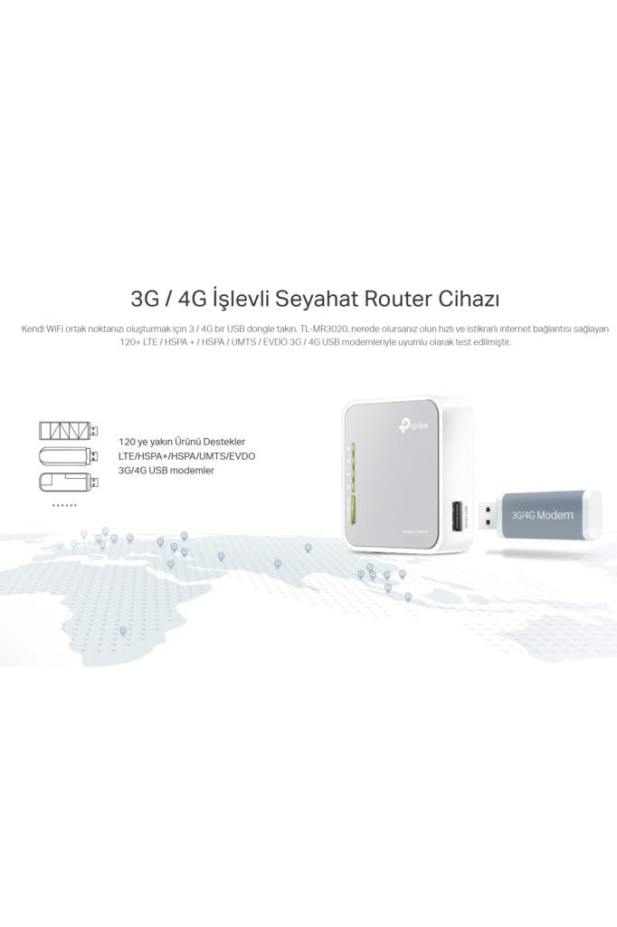 TP-Link TL-MR3020 1 Port 150 Mbps Router