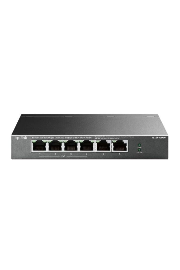 TP-Link TL-SF1006P 6 Port 10/100 Mbps Switch Outlet