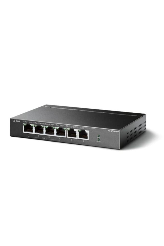 TP-Link TL-SF1006P 6 Port 10/100 Mbps Switch Outlet