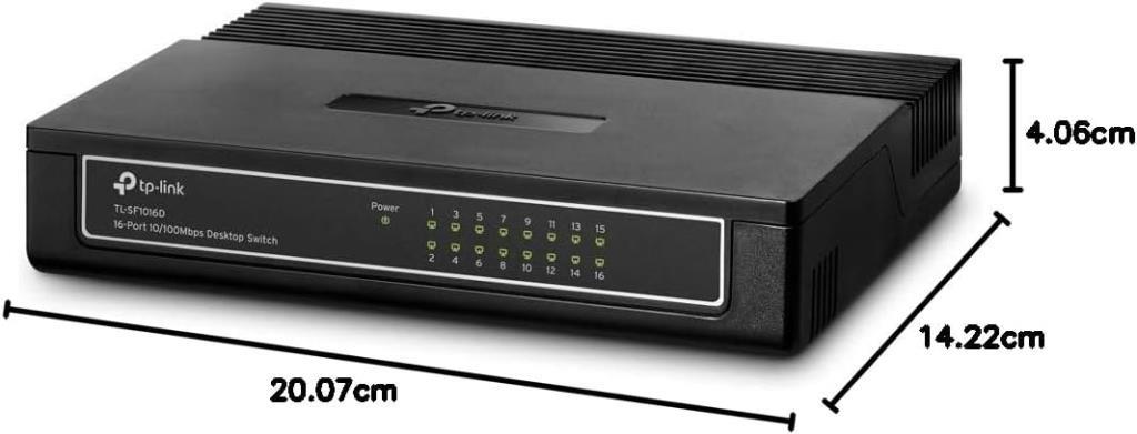 TP-Link TL-SF1016D 16 Port 10/100 Mbps Switch - Teşhir
