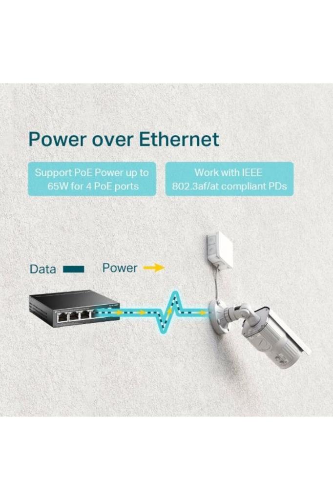 TP-Link TL-SG1005P 5 Port 10/100/1000 Mbps Gigabit Switch