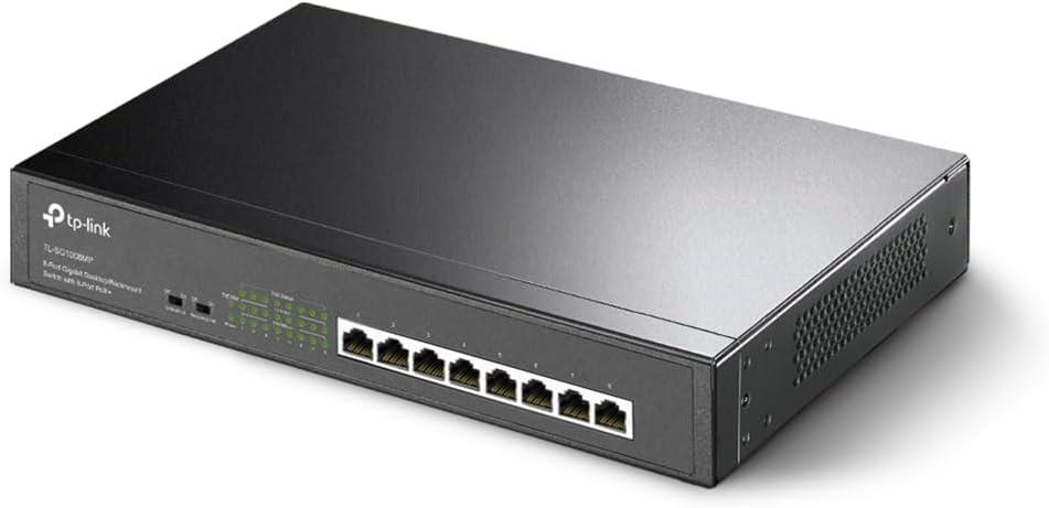 TP-Link TL-SG1008MP 8 Port 10/100/1000 Mbps Gigabit Switch