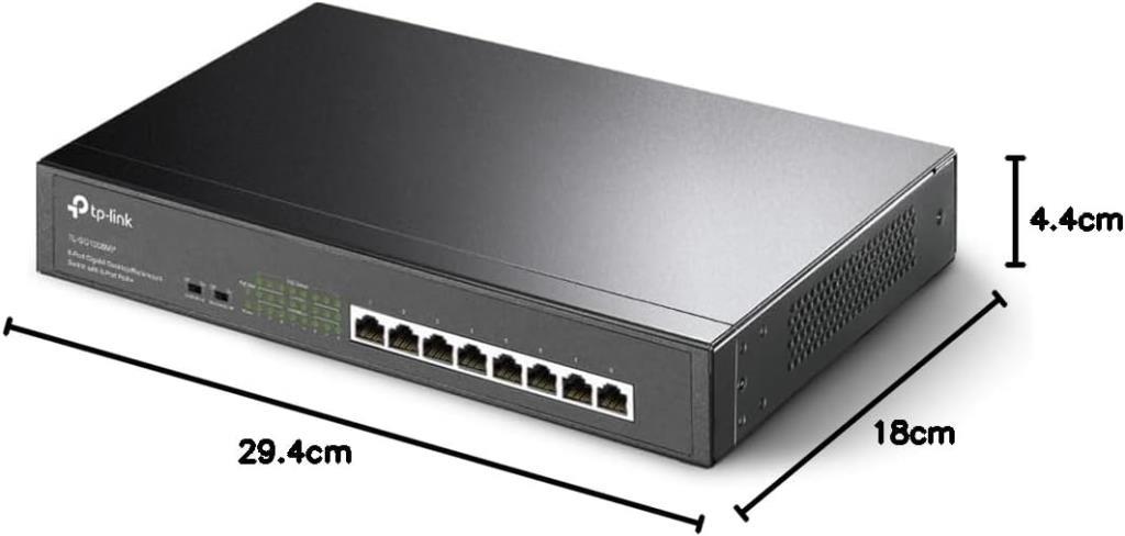 TP-Link TL-SG1008MP 8 Port 10/100/1000 Mbps Gigabit Switch