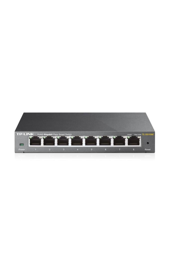 TP-Link TL-SG108E 8 Port 10/100/1000 Mbps Gigabit Switch