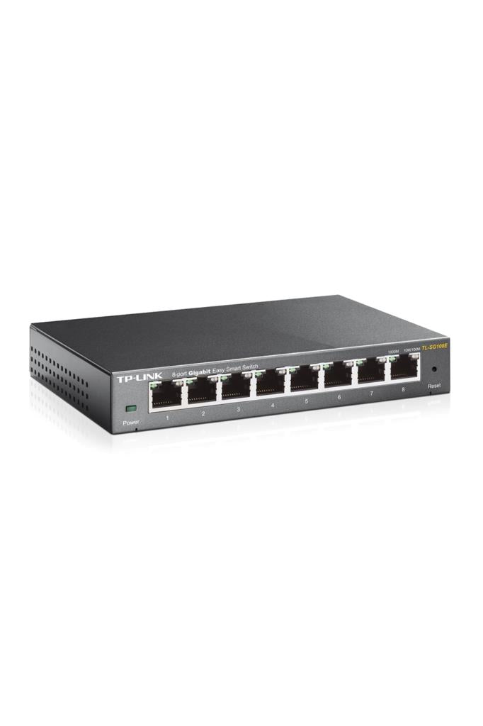 TP-Link TL-SG108E 8 Port 10/100/1000 Mbps Gigabit Switch