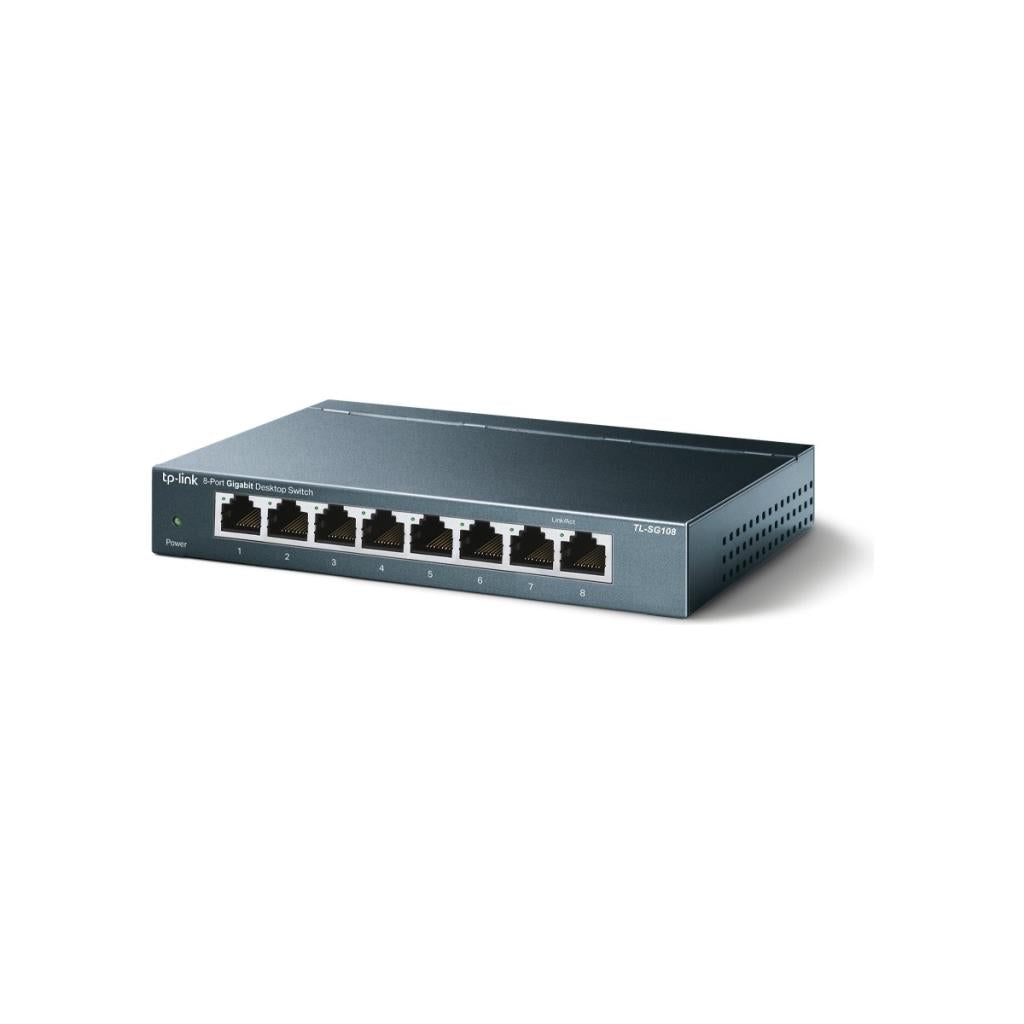 TP-Link TL-SG108 8 Port 10/100/1000 Mbps Gigabit Switch Teşhir