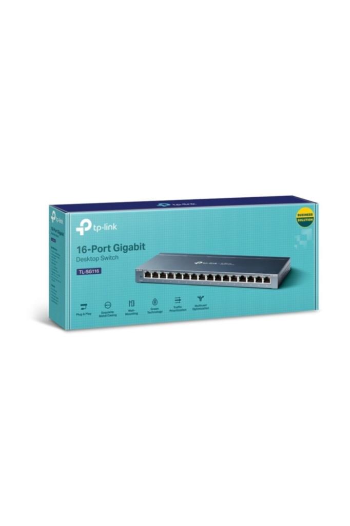 TP-Link TL-SG116 16 Port 10/100/1000 Mbps Gigabit Switch Outlet