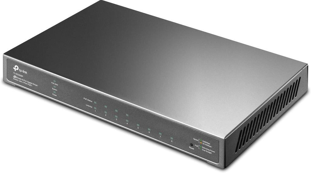 TP-Link TL-SG2008P 8 Port 10/100/1000 Mbps Gigabit PoE Switch