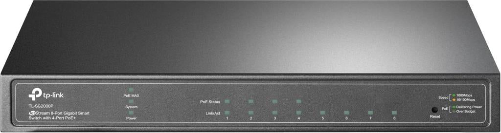 TP-Link TL-SG2008P 8 Port 10/100/1000 Mbps Gigabit PoE Switch