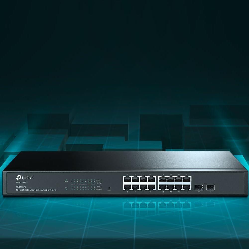 TP-Link TL-SG2218 16 Port 10/100/1000 Mbps Gigabit Switch Teşhir