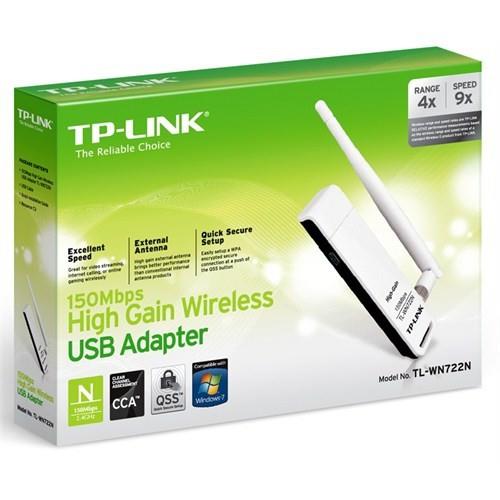TP-Link TL-WN722N 150 Mbps Kablosuz Ağ Adaptörü
