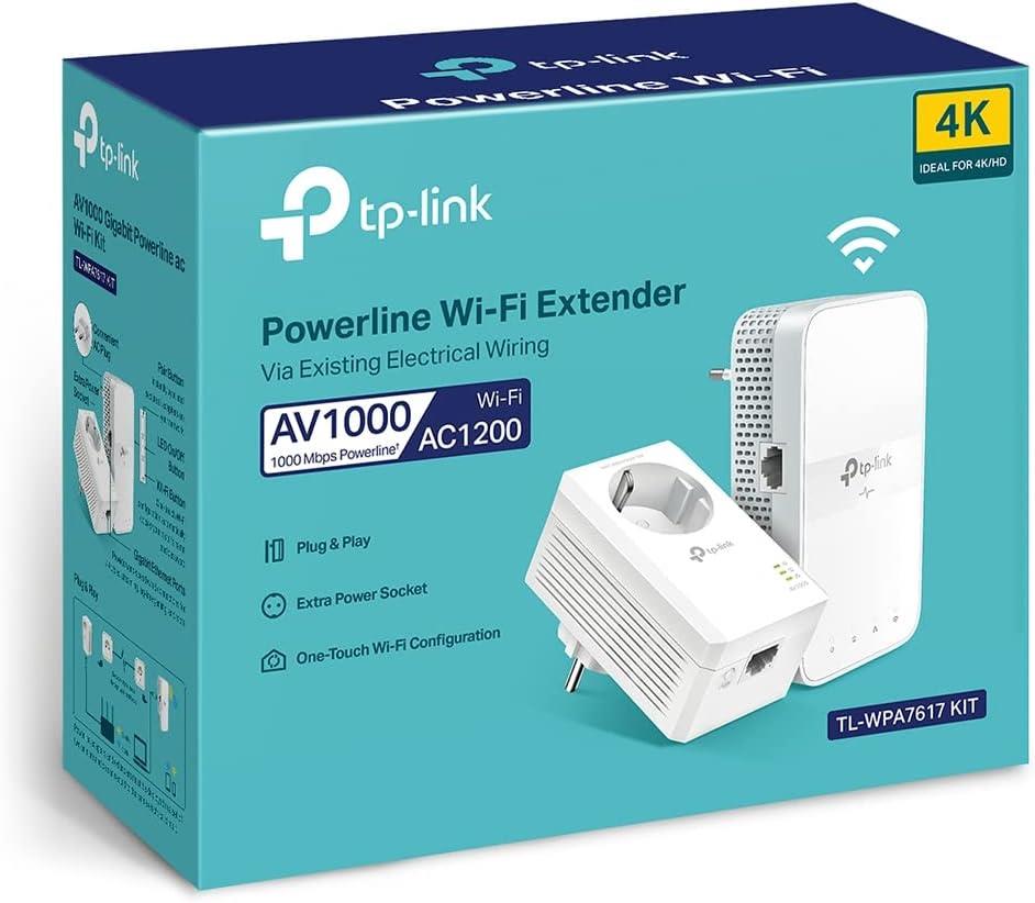 TP-Link TL-WPA7617KIT 300 Mbps Powerline Adapter - Display