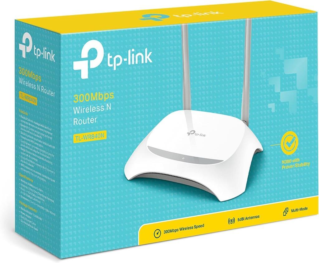TP-Link TL-WR840N 4 Port 300 Mbps Router Outlet