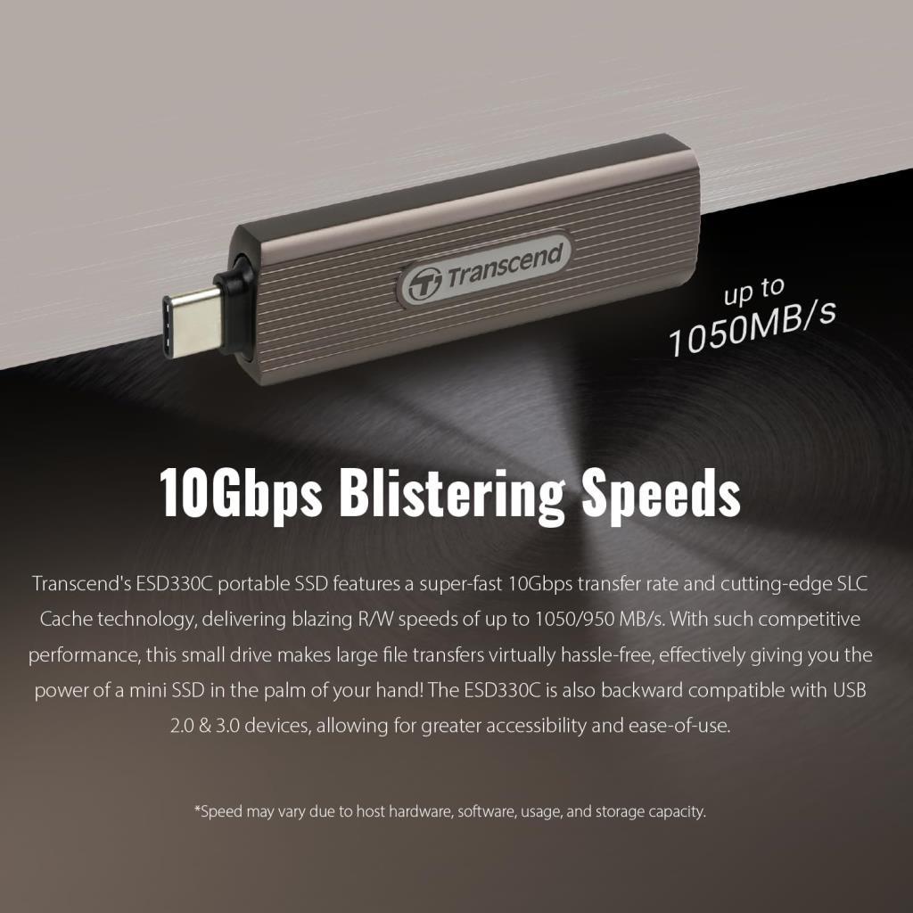 Transcend TS2TESD330C Type-C 2 TB Taşınabilir SSD - OUTLET