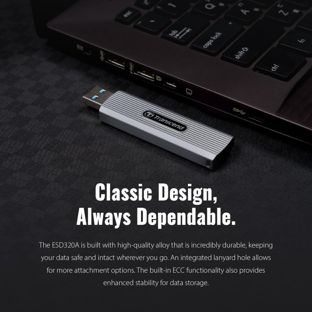 Transcend TS2TESD320A USB 3.2 2 TB Taşınabilir SSD - OUTLET