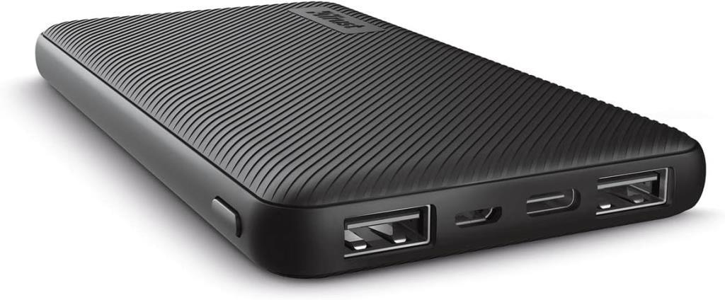 Trust Primo Ultra İnce 10000 mAh Siyah Hızlı Şarj Özellikli Powerbank Teşhir