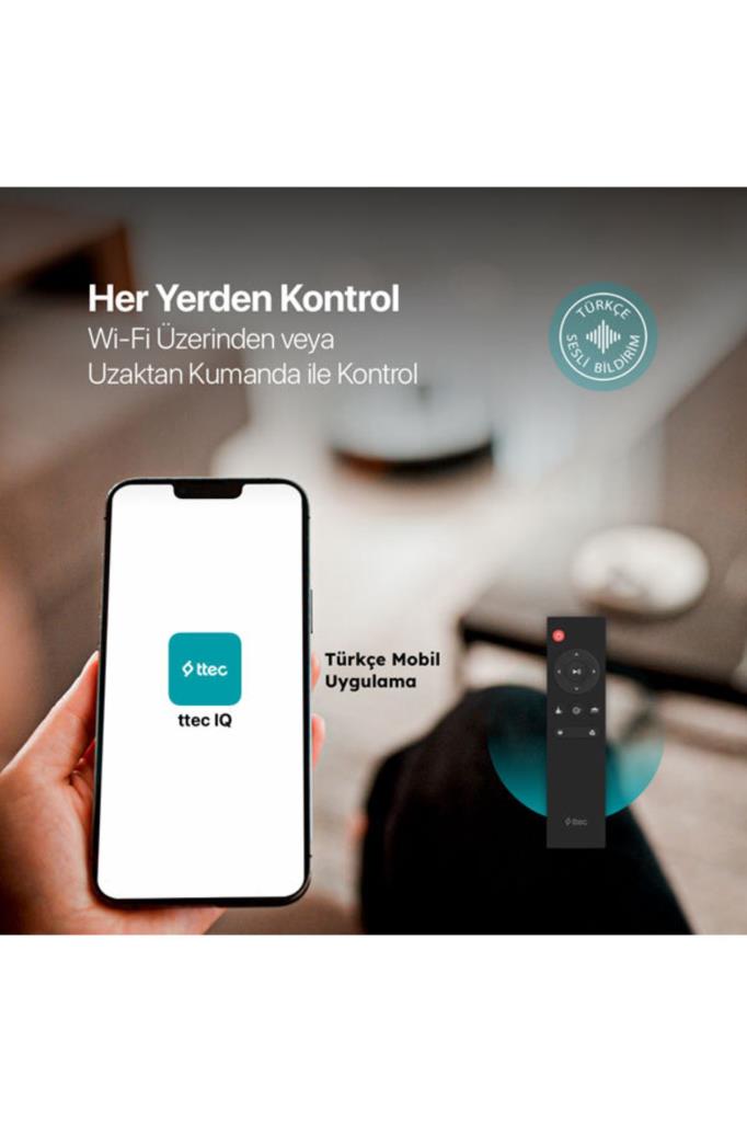 Ttec Navi LaseriQ Akıllı Robot Süpürge Teşhir
