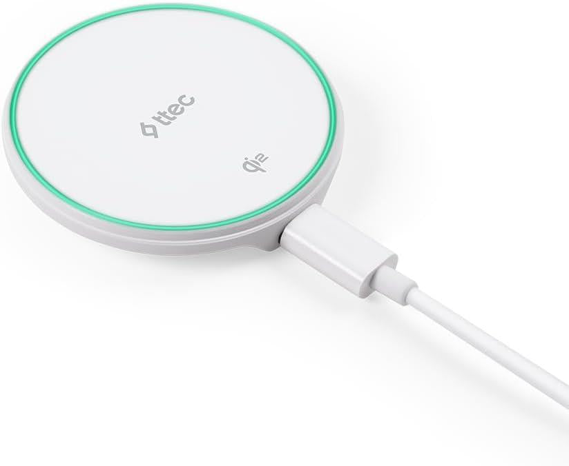 ttec AirCharger M Pro Qi2/MagSafe Özellikli 15W iPhone/Android Kablosuz Hızlı Şarj Aleti Outlet