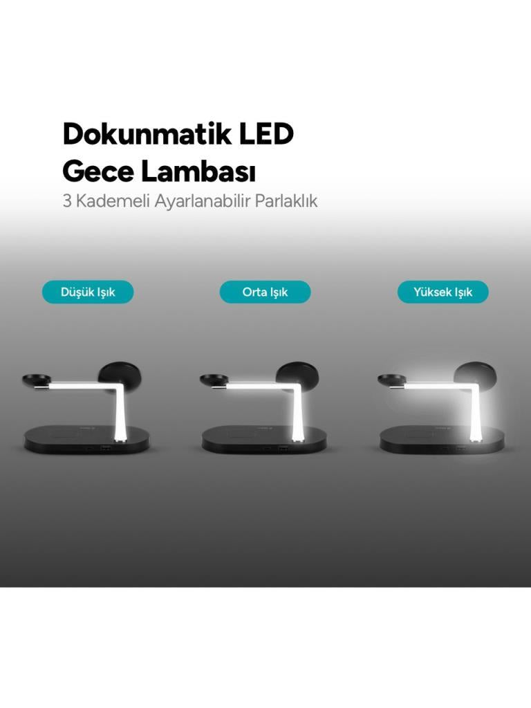 Ttec 2KS26 AirCharger Quattro M 4in1 MagSafe Kablosuz Şarj Aleti