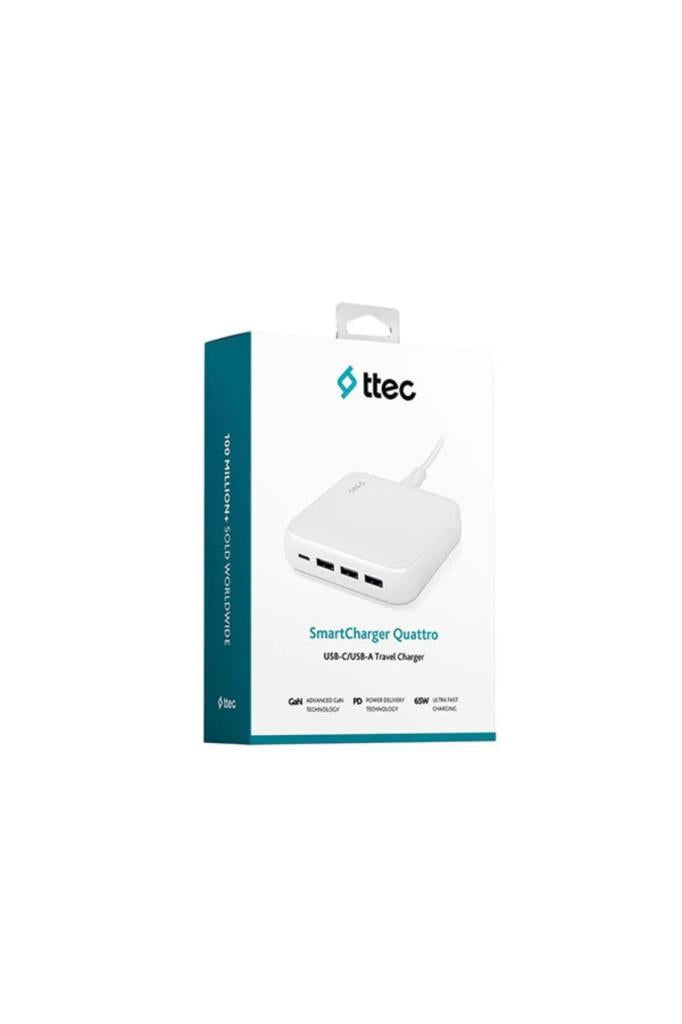 Ttec SmartCharger Trio GAN 2SCG04B 120 W Beyaz Hızlı Şarj Adaptörü Teşhir