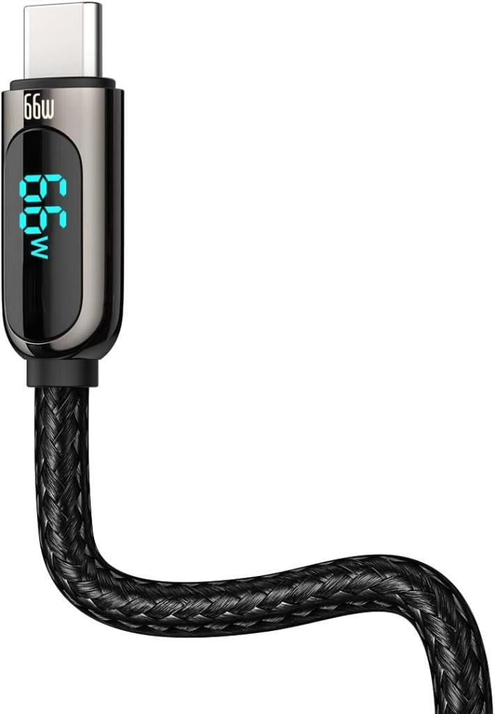 Baseus Superior 66 W 1 m Siyah USB to Type-C Hızlı Şarj Kablosu Outlet