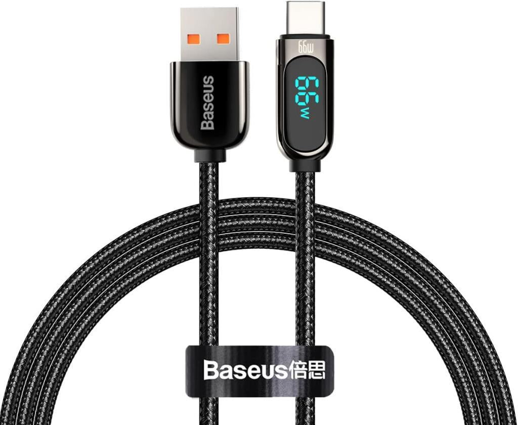 Baseus Superior 66 W 1 m Siyah USB to Type-C Hızlı Şarj Kablosu Outlet