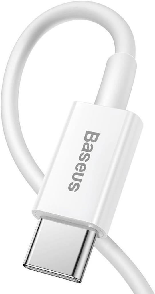 Baseus Superior 20 W 1 m Beyaz Type-C to Lightning Hızlı Şarj Kablosu Outlet