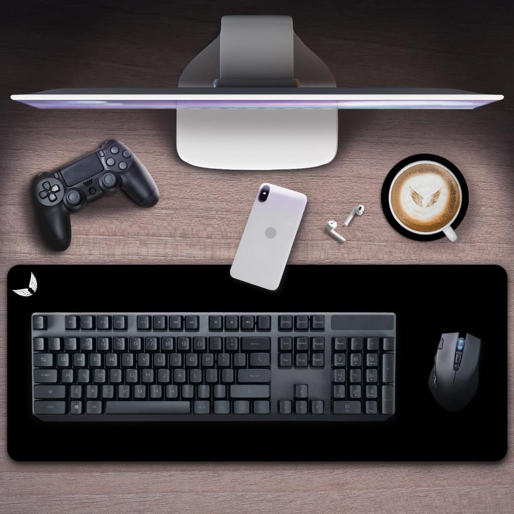 GoLite Classic - Gaming Oyuncu Gamer Mouse Pad, Kaymaz Taban Büyük Boy Large Ofis Tipi Mouse Ped, Fare Altlığı, Düz Masa Koruyucu Klavye Altı Mousepad