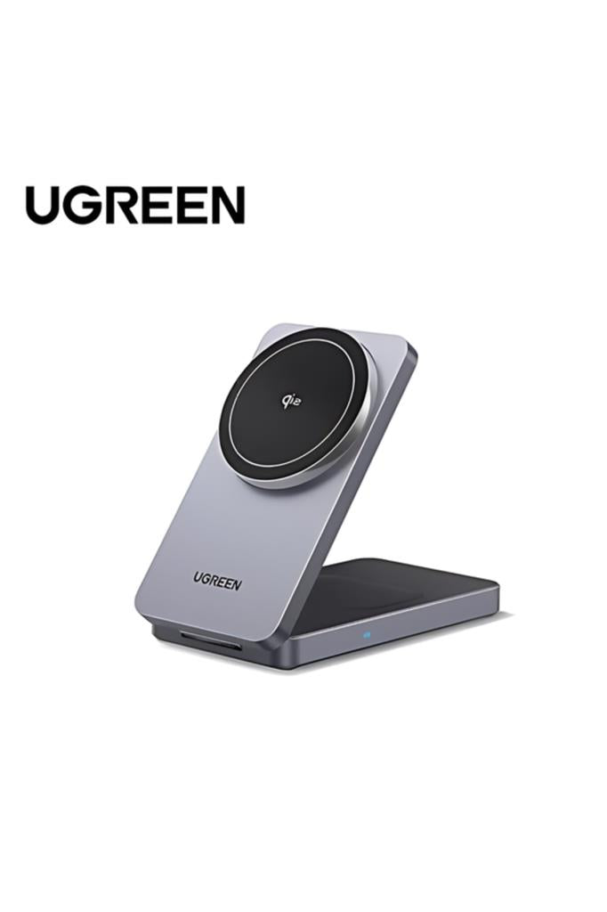 Ugreen 45023 2in1 MagSafe Kablosuz Hızlı Şarj Aleti Outlet