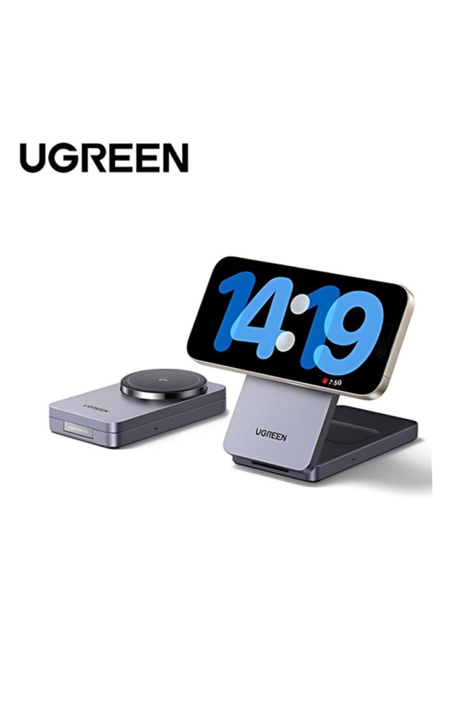 Ugreen 45023 2in1 MagSafe Kablosuz Hızlı Şarj Aleti Outlet