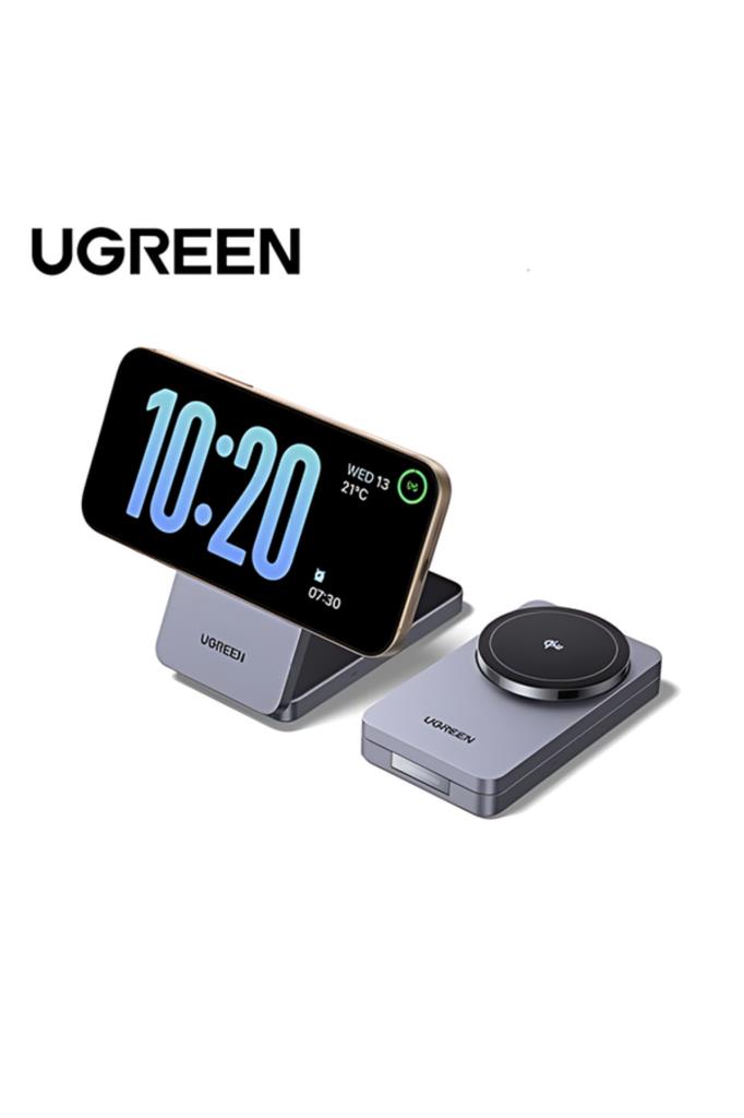 Ugreen 45023 2-in-1 MagSafe Wireless Fast Charger Outlet