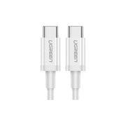 UGREEN 3.0 A, USB-C & USB-C Şarj ve Data Kablosu, 1 Metre, Beyaz