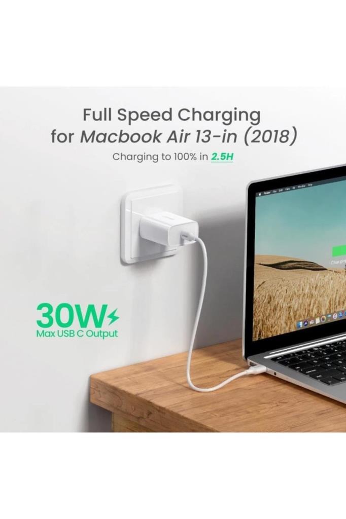 Ugreen 30 W Type-C Hızlı Şarj Adaptörü - TEŞHİR