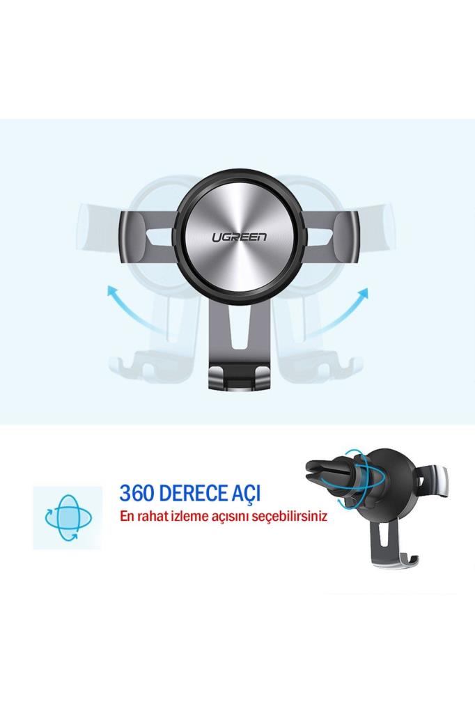 Ugreen 360 Derece Mekanik Araç Içi Telefon Tutucu Outlet