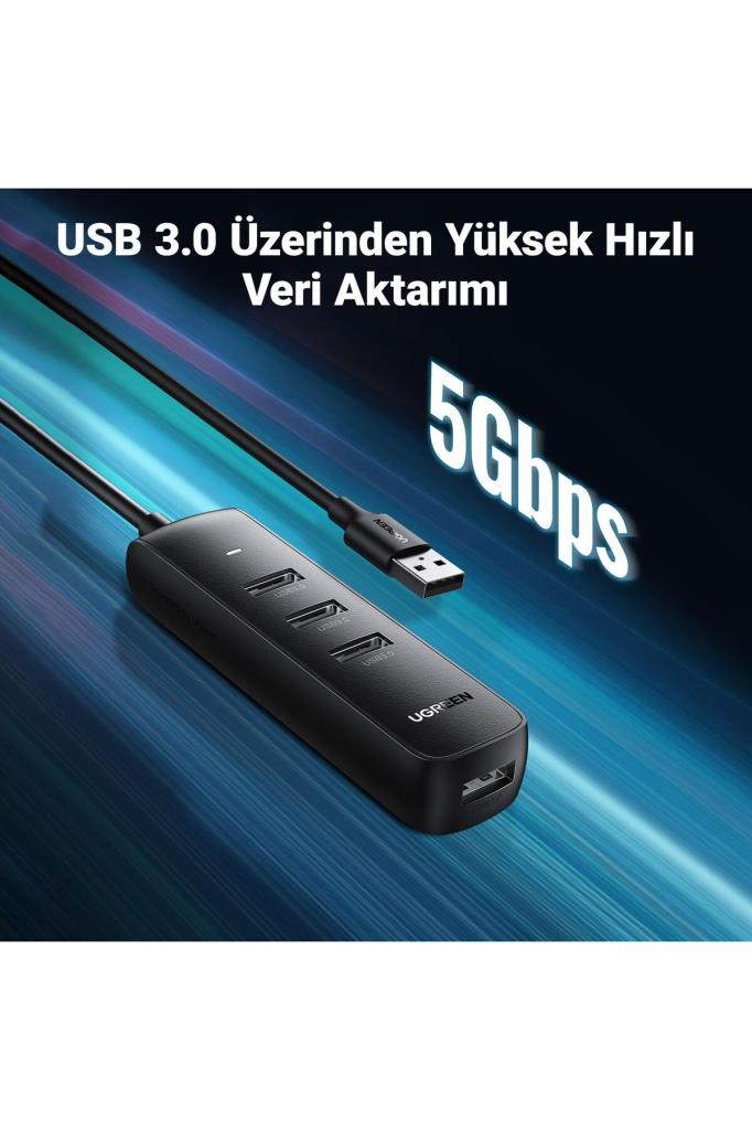 Ugreen 4-Port 5Gbps USB 3.0 Multiplier HUB Adapter 25 CM