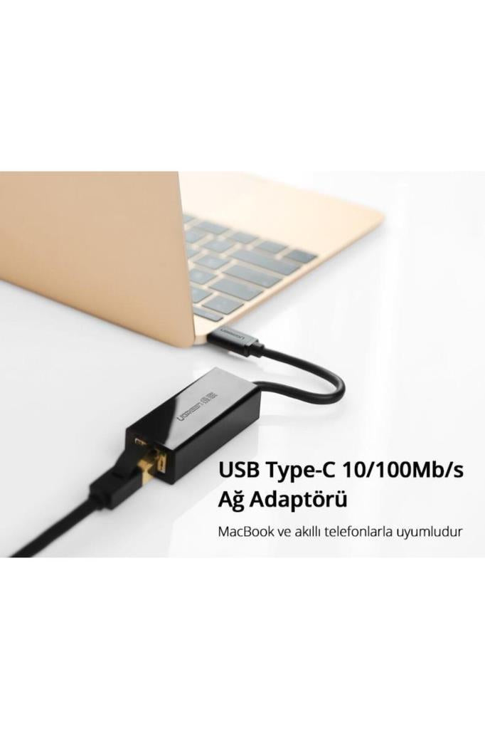 UGREEN 50737 Type-C to Ethernet Dönüştürücü - TEŞHİR