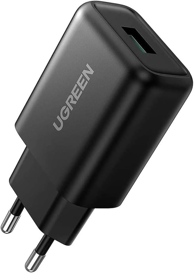 Ugreen 70273 18 W Qualcomm QC 3.0 USB Hızlı Şarj Cihazı, Siyah Teşhir
