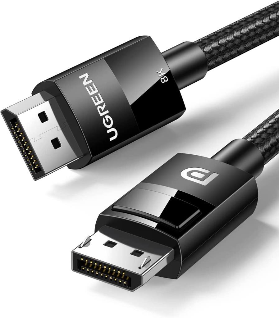 Ugreen 8k 60Hz Displayport To Displayport 1.4 Örgülü Kablo 1 Metre