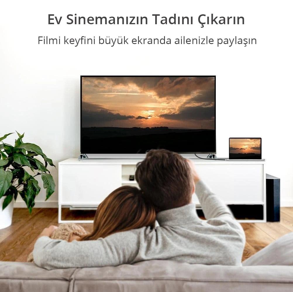 Ugreen 8K HDMI 2.1 Görüntü Aktarma Kablosu 1.5 Metre