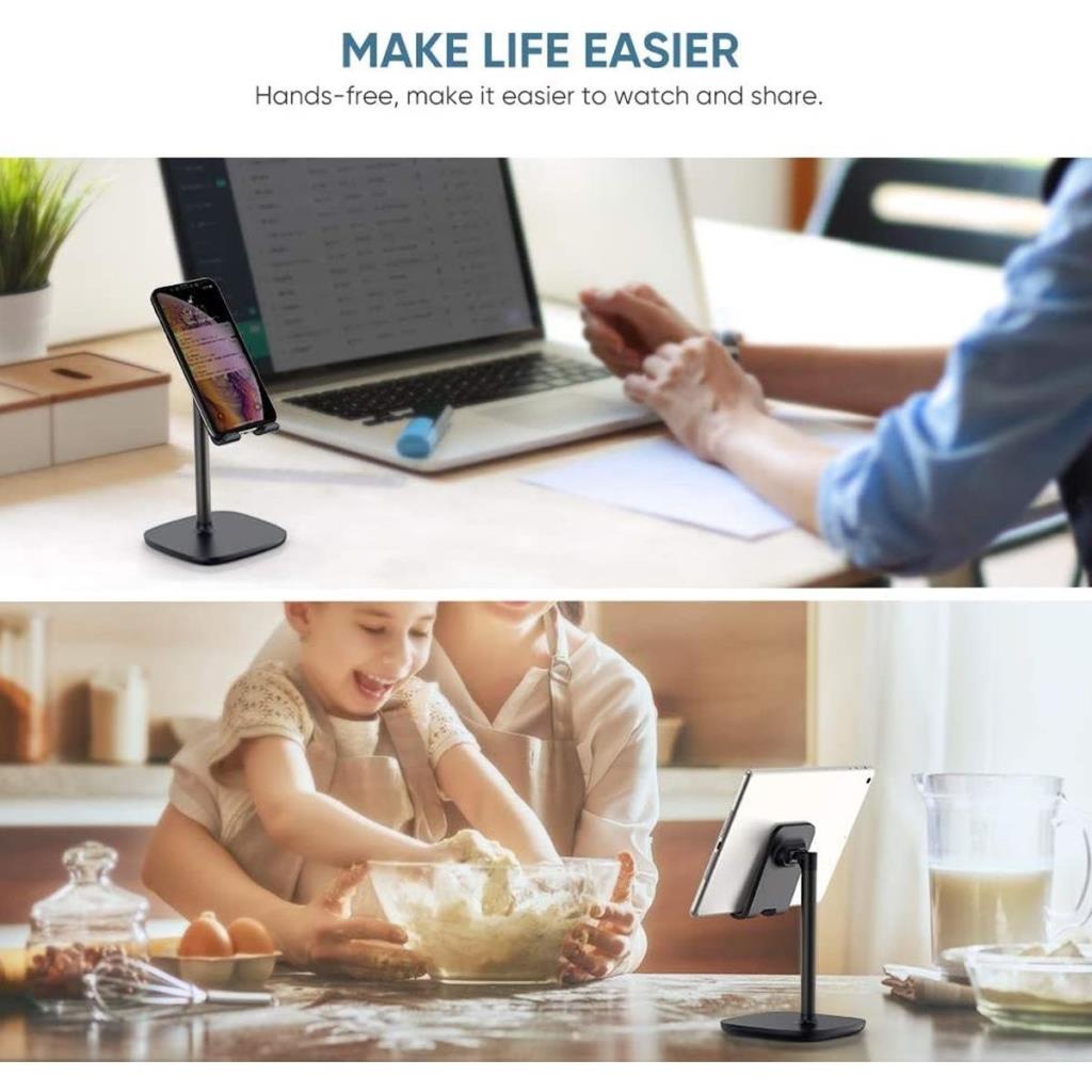 Ugreen Alüminyum Masaüstü Telefon Standı Siyah - TESHİR