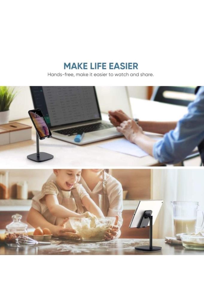 Ugreen Alüminyum Masaüstü Telefon Standı Siyah - TEŞHİR