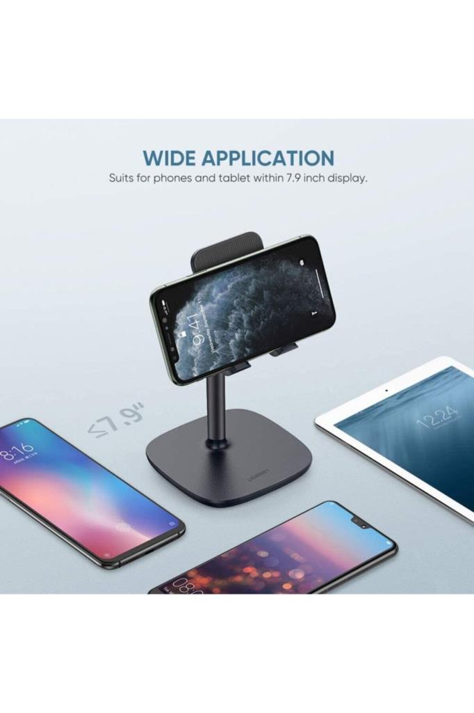 Ugreen Alüminyum Masaüstü Telefon Standı Siyah - TEŞHİR