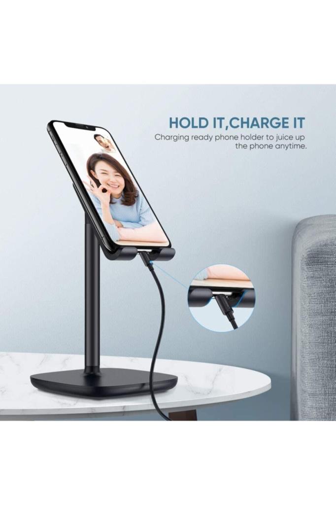 Ugreen Alüminyum Masaüstü Telefon Standı Siyah - TEŞHİR