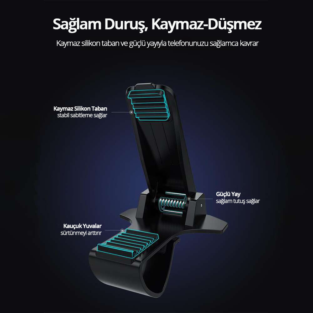 Ugreen Kadran Üstü Araç içi Telefon Tutucu